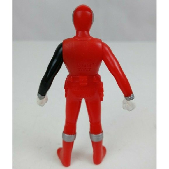 Bandai Japan Power Ranger Light Patrol SPD Red Power Ranger 3.5" Vinyl Figure - Picture 3 of 6